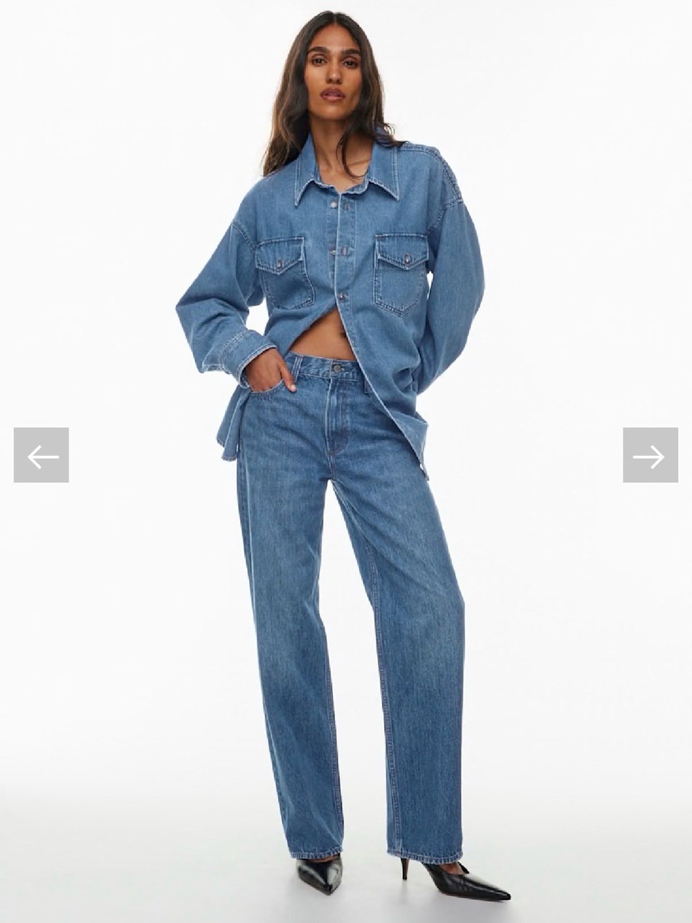 Denim Forum The '90s Iggy Lo-Rise Baggy Jean